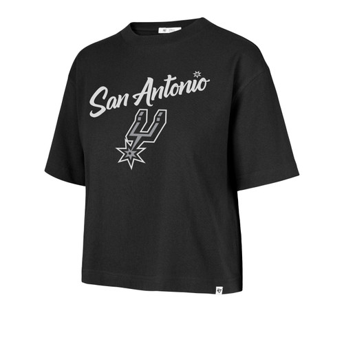 San Antonio Spurs Women's '47 Brand 2025-2026 City Edition Played Up T-Shirt - Black