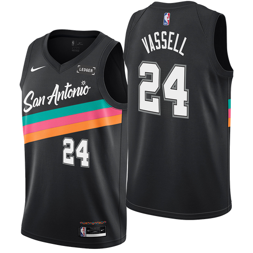 San Antonio Spurs Men's Nike 2025-2026 City Edition #24 Devin Vassell Swingman Jersey - Black