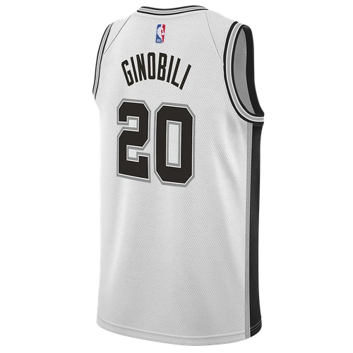 San Antonio Spurs Men's Nike Association Edition Swingman Manu Ginobili Jersey