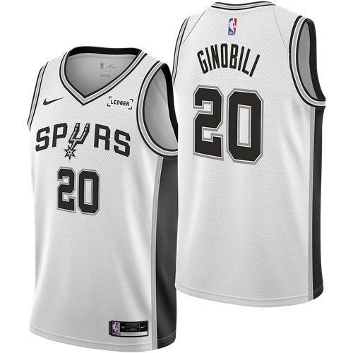 San Antonio Spurs Men's Nike Association Edition Swingman Manu Ginobili Jersey