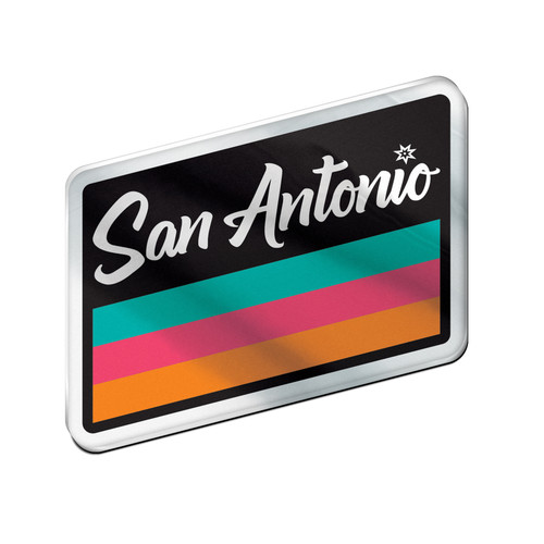 San Antonio Spurs Wincraft 2025-2026 City Edition Acrylic Auto Emblem - Multi