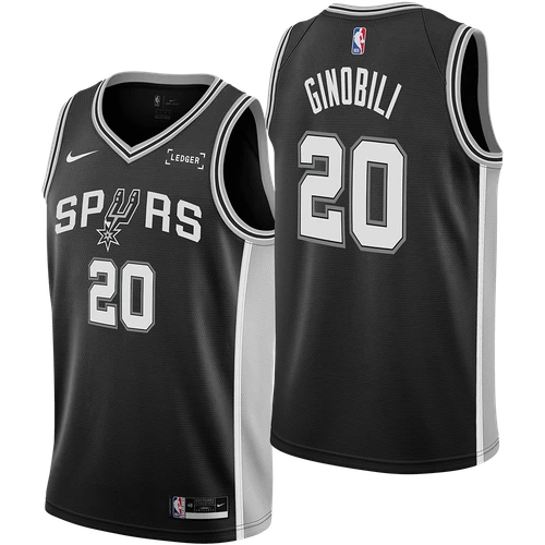San Antonio Spurs Men's Nike Manu Ginobili Icon Edition Swingman Jersey