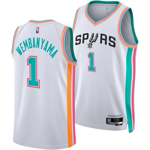 San Antonio Spurs Men's Nike 2021 City Edition Victor Wembanyama Swingman Jersey