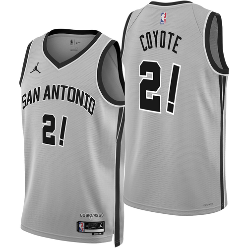 San Antonio Spurs Men's Nike Coyote 2025-2026 Statement Edition Swingman Jersey