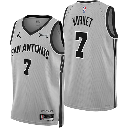San Antonio Spurs Men's Nike Luke Kornet 2025-2026 Statement Edition Swingman Jersey