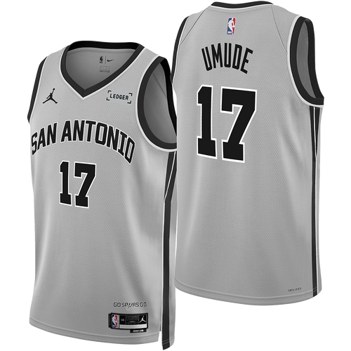 San Antonio Spurs Men's Nike Stanley Umude 2025-2026 Statement Edition Swingman Jersey