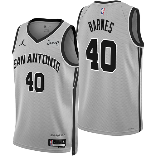 San Antonio Spurs Men's Nike Harrison Barnes 2025-2026 Statement Edition Swingman Jersey