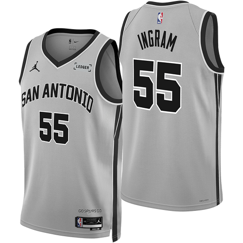 San Antonio Spurs Men's Nike Harrison Ingram 2025-2026 Statement Edition Swingman Jersey