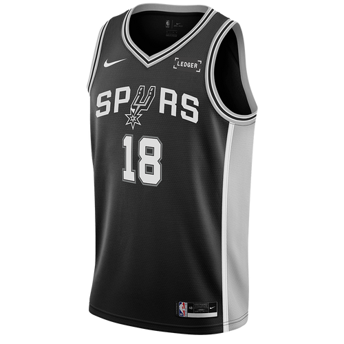 San Antonio Spurs Men's Nike Icon Edition Swingman Bismack Biyombo