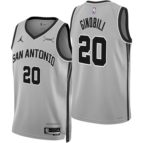 San Antonio Spurs Men's Nike Manu Ginobili 2025-2026 Statement Edition Swingman Jersey