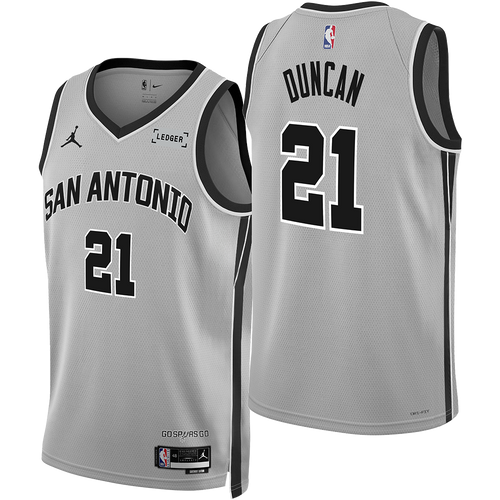 San Antonio Spurs Men's Nike Tim Duncan 2025-2026 Statement Edition Swingman Jersey