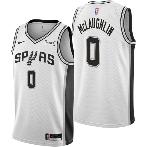 San Antonio Spurs Men's Nike Association Edition Swingman Jordan McLaughlin Jersey