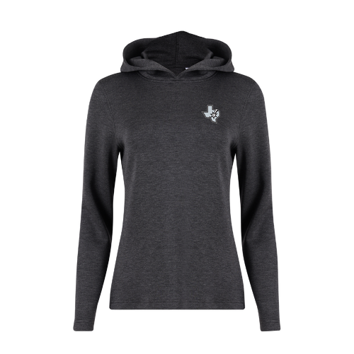 San Antonio Spurs Women's Secondary Logo Hoodie - Black