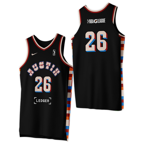 Austin Spurs Men's New Jersey Sets 2025-2026 ATX Jersey - Black