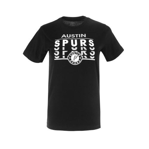 Austin Spurs Youth FISLL Repeater Tee - Black