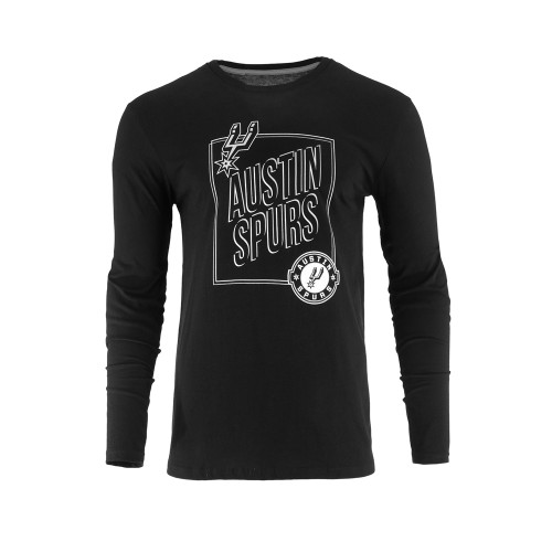 Austin Spurs Women's FISLL Square Long Sleeve Tee - Black