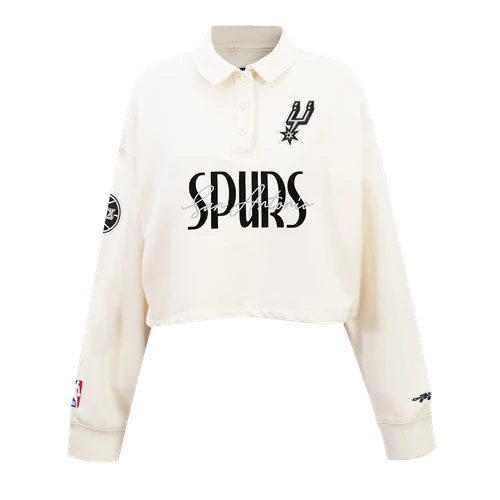 San Antonio Spurs Women's Pro Standard Original Primary Polo - Eggshell