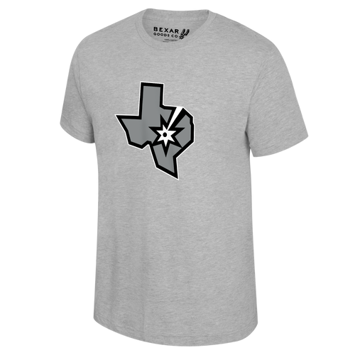 San Antonio Spurs Men's Stadium Essentials Bexar Core State T-Shirt - Gray