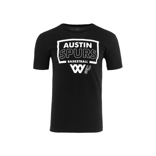 Austin Spurs Men's FISLL Block Hoop T-Shirt - Black