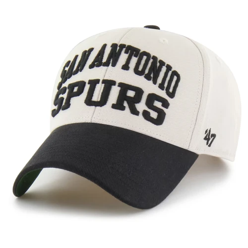 San Antonio Spurs Men's '47 Brand Broke Line Loop MVP Adjustable Strap Cap - Bone