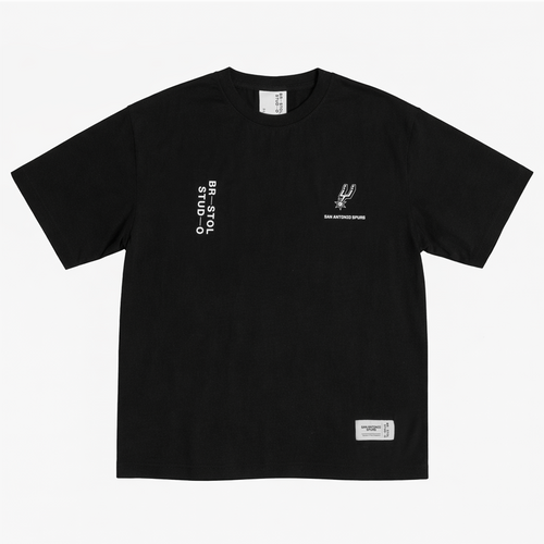 San Antonio Spurs Men's FISLL Bristol Studio T-Shirt - Black