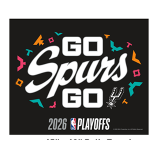 San Antonio Spurs WinCraft 2026 Playoff Go Spurs Go Rally Towel