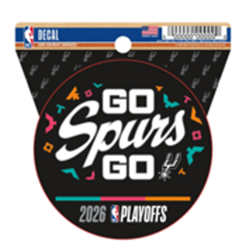 San Antonio Spurs WinCraft 2026 Playoff Go Spurs Go Sticker