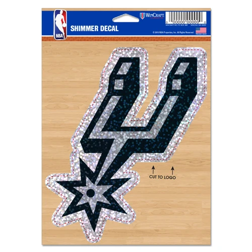 San Antonio Spurs Wincraft Shimmer Decal