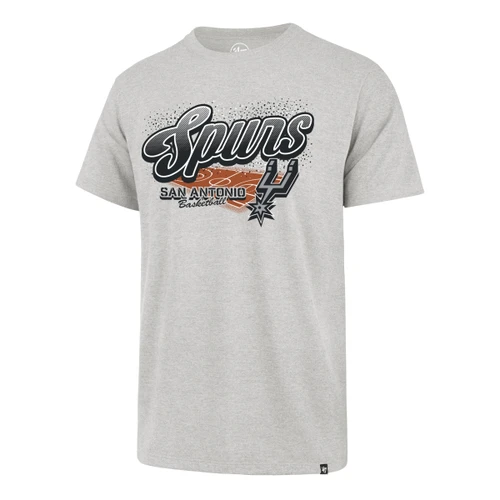 San Antonio Spurs Men's '47 Brand Evergreen Enfield Core Franklin T-Shirt - Gray