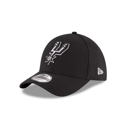 San Antonio Spurs Men's New Era Core Primary Flex Fit Cap - Black