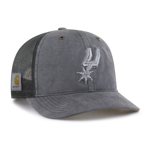 San Antonio Spurs Men's '47 Brand Hitch Carhartt Gar Trucker Hat - Black