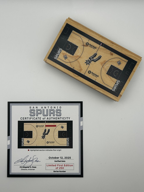 San Antonio Spurs NBA Reclaimed Reclaimed Core Court Collectible - Team Color
