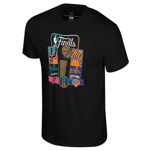 San Antonio Spurs Men's Stadium Essentials 2026 NBA Finals Ticket Matchup T-Shirt - Black