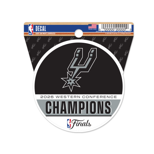 San Antonio Spurs WinCraft 2026 Western Conference Finals Champion Sticker