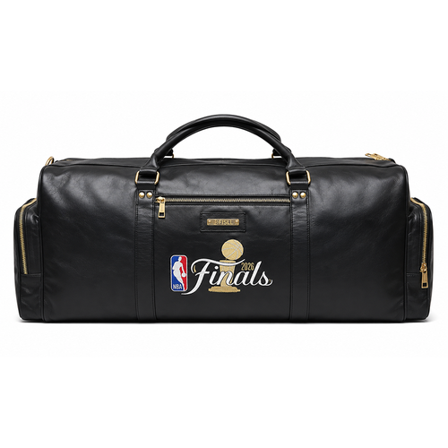 San Antonio Spurs FISLL 2026 NBA Finals ESPN Leather Bag - Black