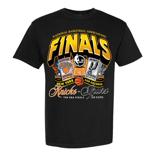 San Antonio Spurs Men's Spurs Fan Shop 2026 NBA Finals 1999 Match Up T-Shirt - Black