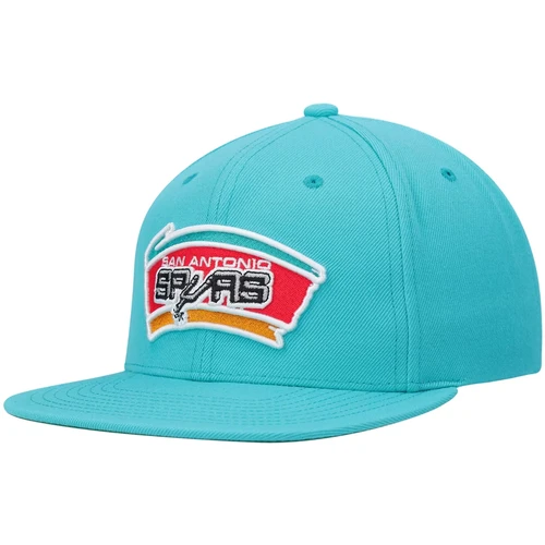 San Antonio Spurs Men's Mitchell and Ness Hardwood Classic Snapback Cap - Teal