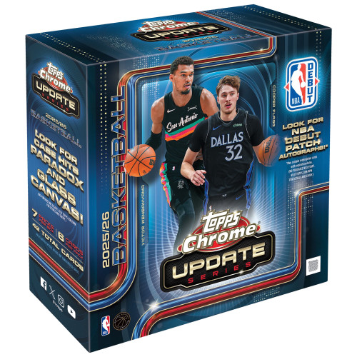 San Antonio Spurs Topps Chrome Update Series Mega Trading Card Box