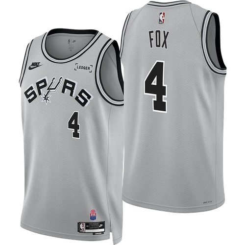 San Antonio Spurs Men's Nike 2026/2027 Classic Edition De'Aaron Fox Swingman Jersey - Gray