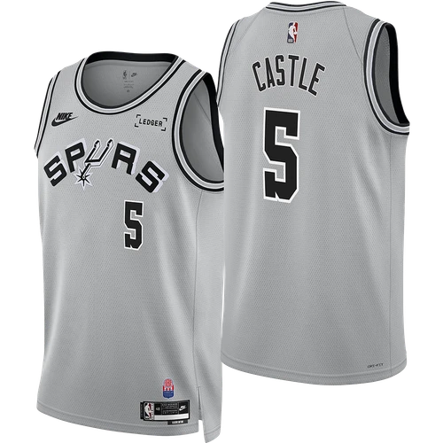 San Antonio Spurs Men's Nike 2026/2027 Classic Edition Stephon Castle Swingman Jersey - Gray