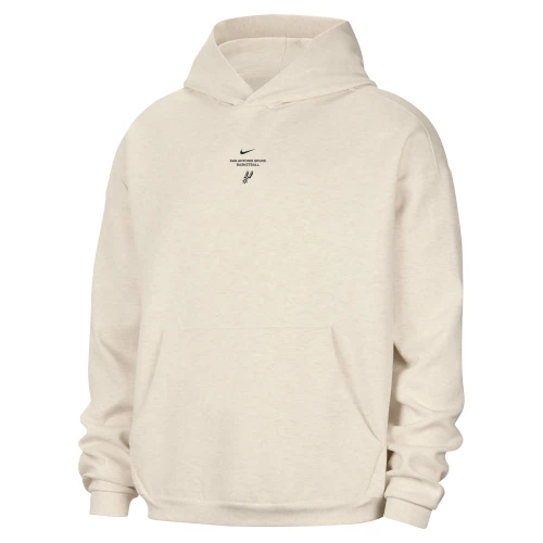 San Antonio Spurs Men's Nike Primary Stretch Hoodie - Cream