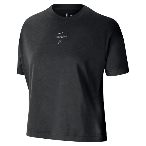 San Antonio Spurs Women's Nike Primary Practice T-Shirt - Black
