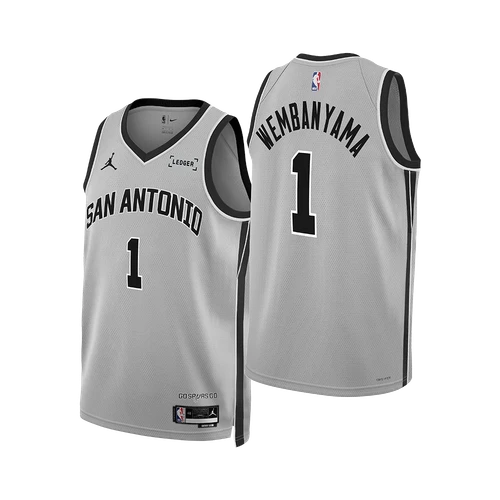 San Antonio Spurs Youth Nike 2025-2026 Statement Edition Victor Wembanyama Swingman Jersey - Silver