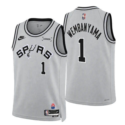 San Antonio Spurs Juvy Nike 2026/2027 Classic Edition Victor Wembanyama Jersey - Gray