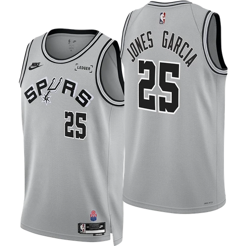 San Antonio Spurs Men's Nike 2026/2027 Classic Edition David Jones Garcia Swingman Jersey - Gray