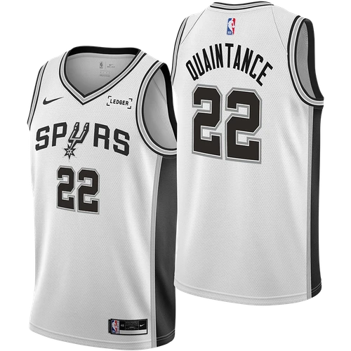 San Antonio Spurs Men's Nike Association Edition Swingman Jayden Quaintance Jersey