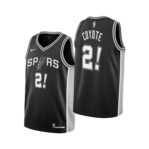 San Antonio Spurs Youth Nike Coyote Icon Edition Swingman Jersey