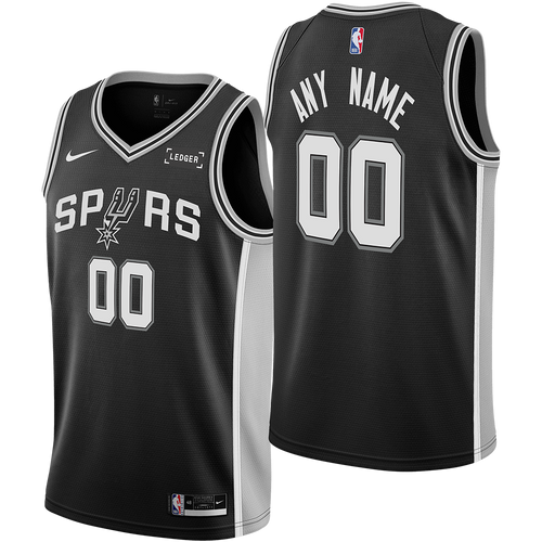 San Antonio Spurs Men's Nike Custom Personalized Icon Edition Swingman Jersey