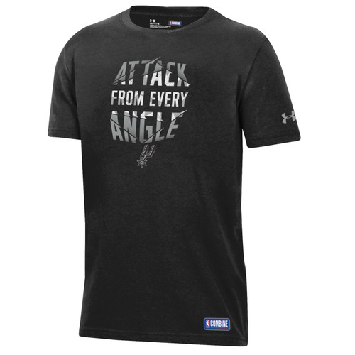 San Antonio Spurs Youth Under Armour Attack From Every Angle T-Shirt
