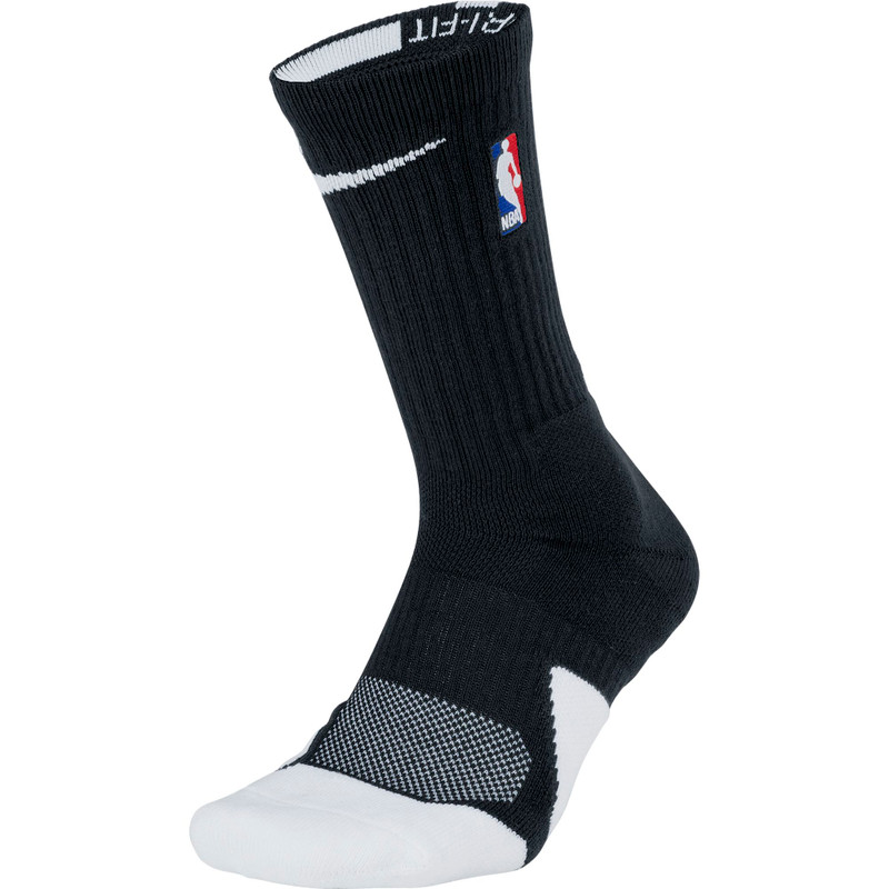 elite socks black and white